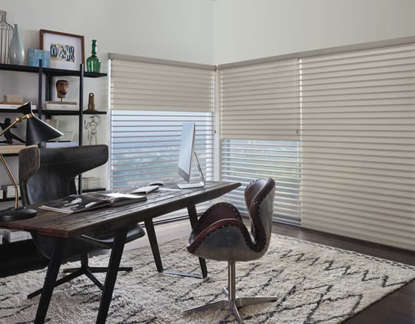 Silhouette window shading with Duolite in Office