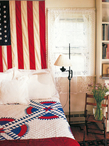 Americana-Inspired guest bedroom on Country Living
