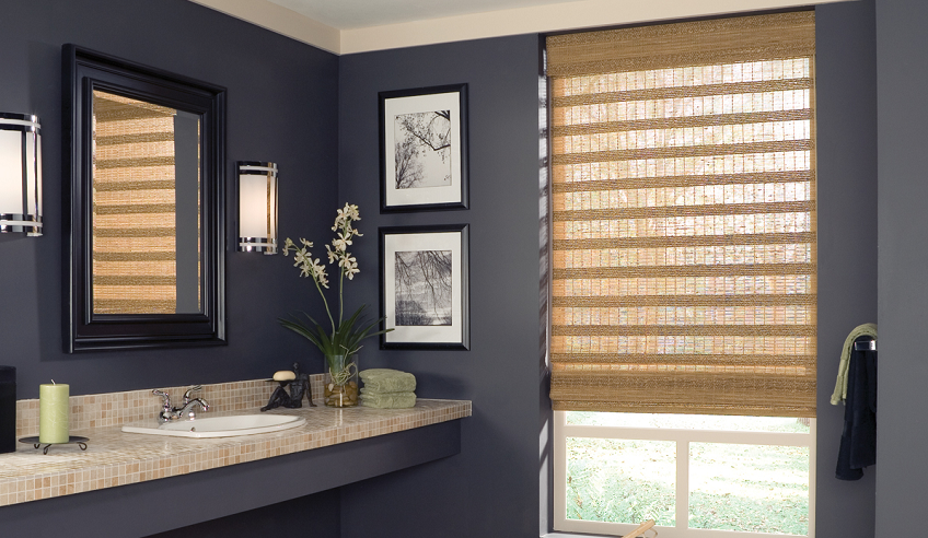Bring natural elements to your windows with Provenance Woven Wood blinds